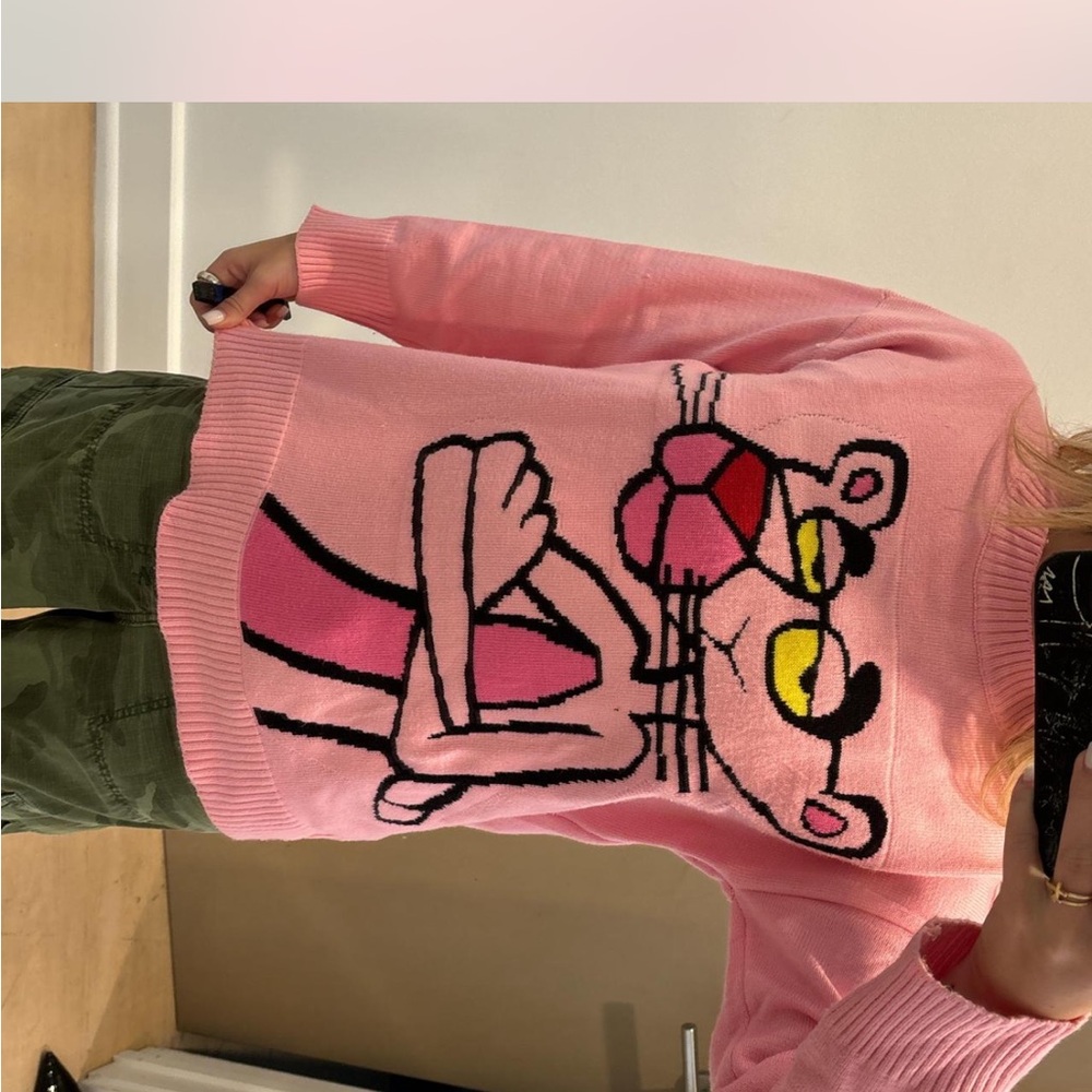 Pink Panther Graphic Sweater